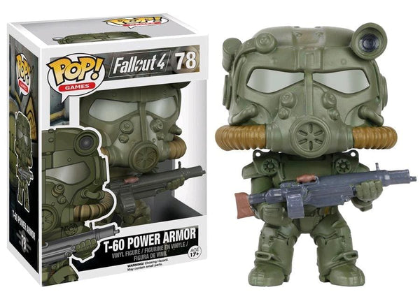 Fallout 4 - Army Green T-60 Armor Pop! !e - Pop! Vinyl