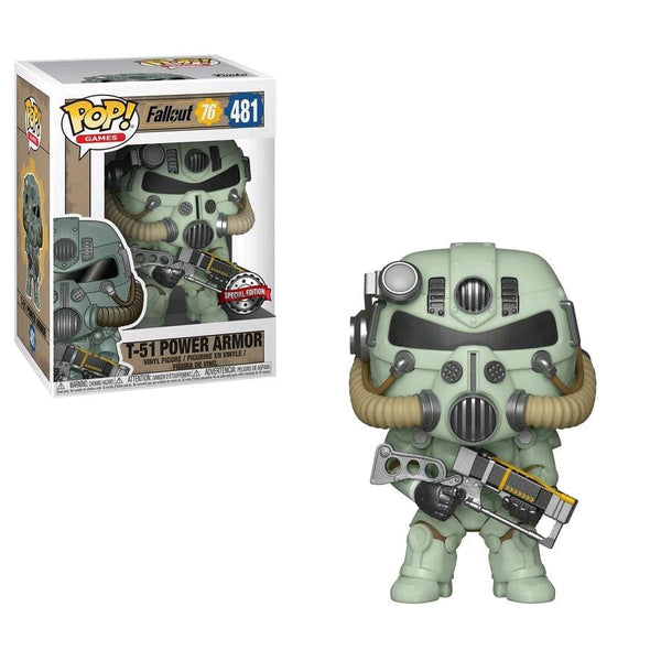 Fallout 76 - T-51 Power Armor (Green) Us Exclusive Pop! Vinyl [Rs] - Pop! Vinyl