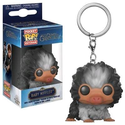 Fantastic Beasts 2: The Crimes Of Grindelwald - Baby Niffler Black Grey Pocket Pop! Keychain - Keychain