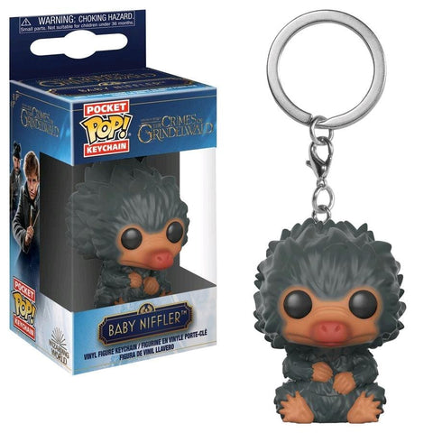 Fantastic Beasts 2: The Crimes Of Grindelwald - Baby Niffler Grey Pocket Pop! Keychain - Keychain