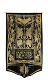 Fantastic Beasts and Where to Find Them - Newt Book Cover Gold Glitter Banner - Homewares