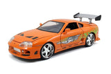 Fast & Furious - 1995 Toyota Supra 1:24 with Brian Hollywood Ride - Metal Figures & Vehicles