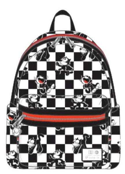 Felix the Cat - Check Print Mini Backpack - Bags & Accessories