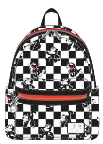 Felix the Cat - Check Print Mini Backpack - Bags & Accessories
