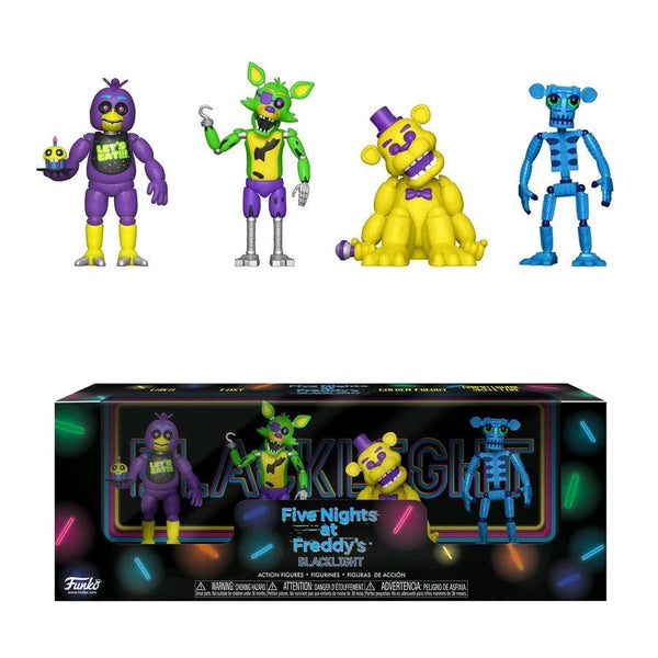 Five Nights at Freddys - Black Light #1 2 Figure 4-pack - Action Figure