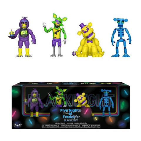 Five Nights at Freddys - Black Light #1 2 Figure 4-pack - Action Figure