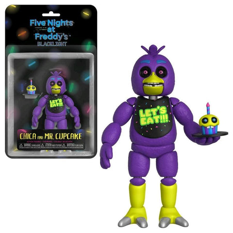 Five Nights At Freddys - Chica Black Light 5 Action Figure - Action Figure
