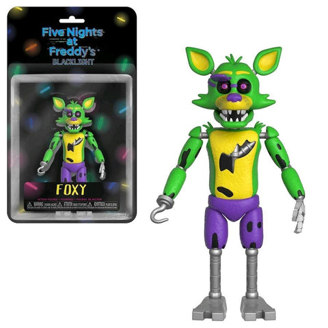 Five Nights At Freddys - Foxy Black Light 5 Action Figure - Action Figure