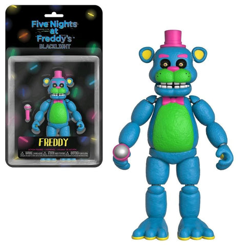 Five Nights At Freddys - Freddy Black Light 5 Action Figure - Action Figure