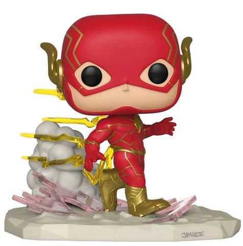 Flash - Flash Running (Jim Lee) US Exclusive Comic Moment Pop! Vinyl [RS] - Pop! Vinyl