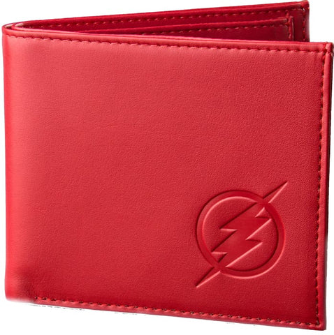 Flash - Tv Logo Red Embossed Wallet - Bags & Accessories