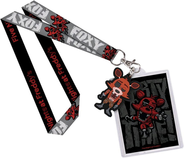 Fnaf - Foxy Lanyard W/backer Card !e Rs - Bags & Accessories