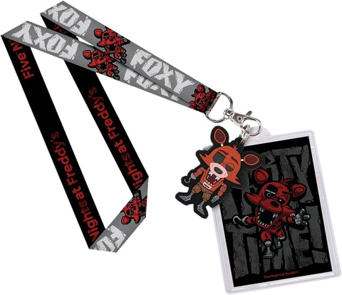 Fnaf - Foxy Lanyard W/backer Card !e Rs - Bags & Accessories