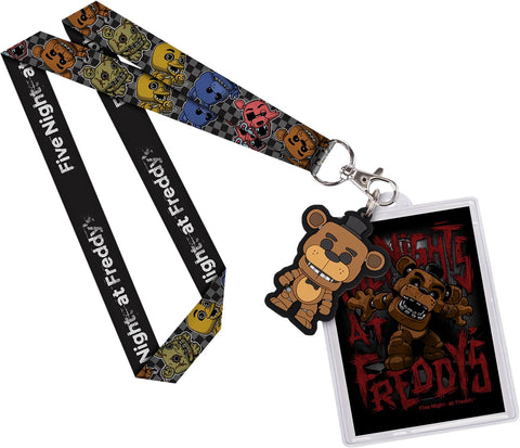 Fnaf - Freddy Lanyard W/ Backer Card !e Rs - Bags & Accessories
