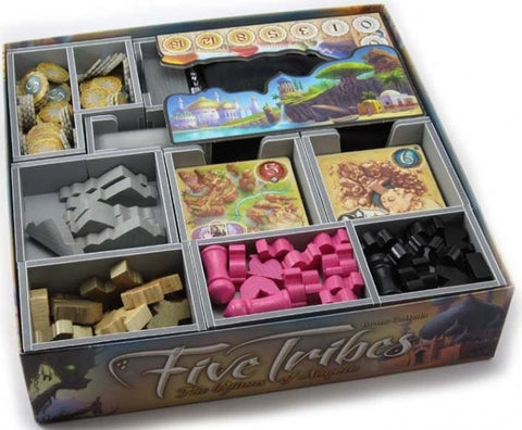 Folded Space Game Inserts - Five Tribes - Dice & Accessories