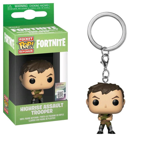 Fortnite - Highrise Assault Trooper Pocket Pop! Keychain - Keychain