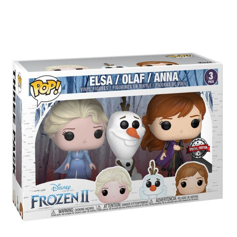 Frozen 2 - Elsa Olaf & Anna Pop! 3 Pack RS - Pop! Vinyl