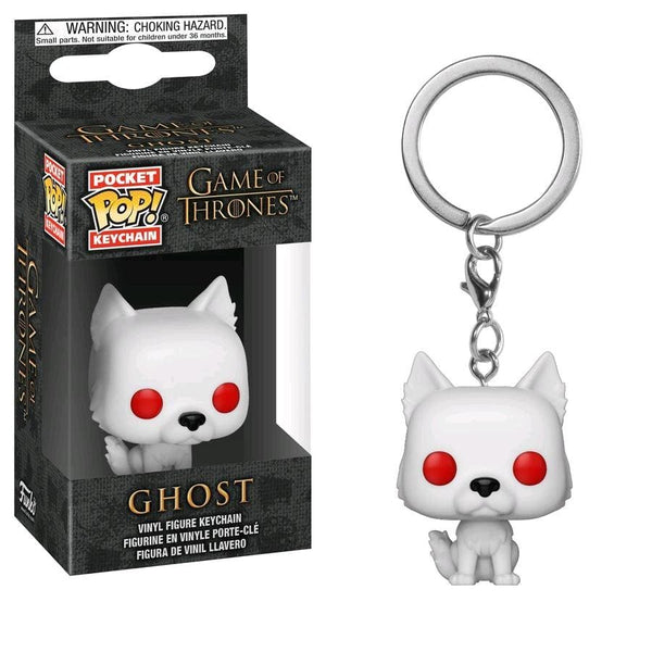 Game Of Thrones - Ghost Pocket Pop! Keychain - Keychain