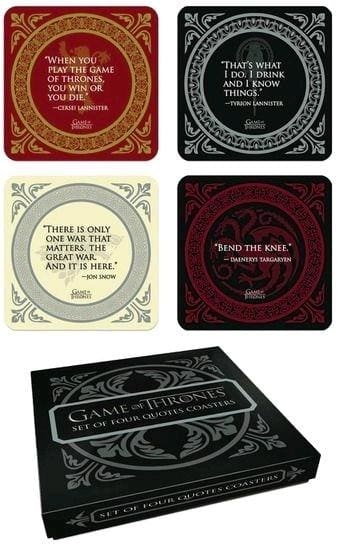 Game of Thrones - Quotes Coaster Set - Homewares
