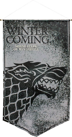 Game of Thrones - Stark of Winterfell Satin Banner - Homewares