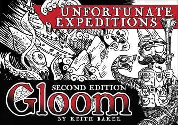 Gloom 2nd Edition Unfortunate Expeditions - Card Game