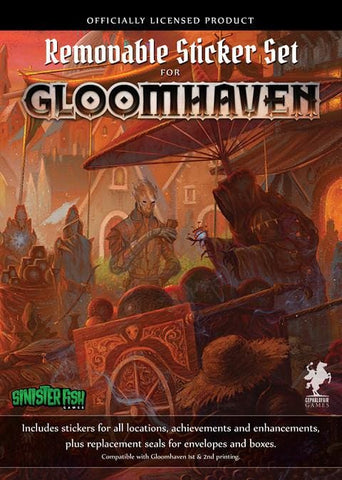 Gloomhaven Removable Sticker Set - Board Game