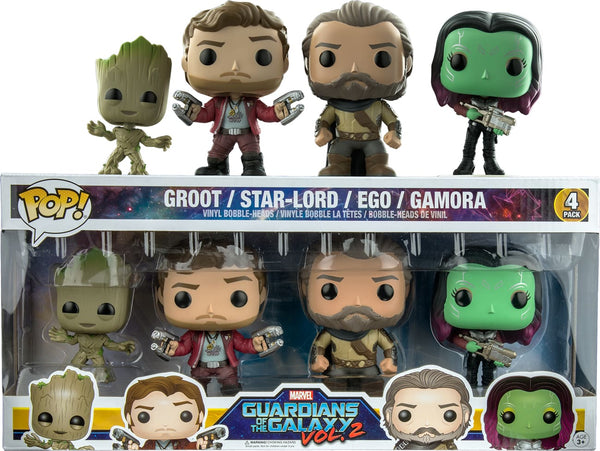 GotG2 - Groot Star-L Ego Gamora Pop! 4Pk !E RS - Pop! Vinyl