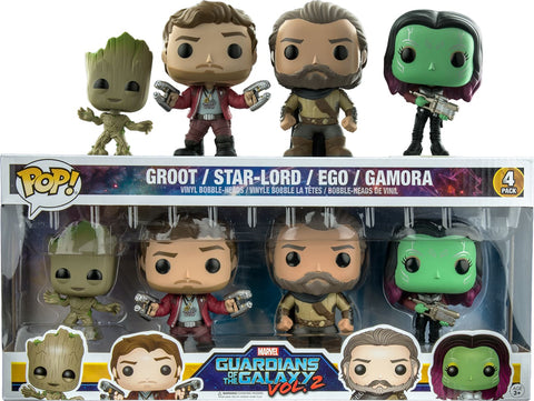 GotG2 - Groot Star-L Ego Gamora Pop! 4Pk !E RS - Pop! Vinyl