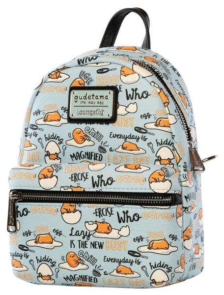 Gudetama - Gudetama Print Mini Backpack - Bags & Accessories