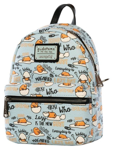Gudetama - Gudetama Print Mini Backpack - Bags & Accessories