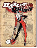 Harley Quinn - Retro Tin Sign - Posters & Art Prints