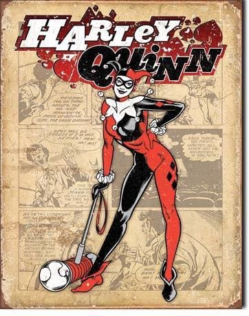 Harley Quinn - Retro Tin Sign - Posters & Art Prints