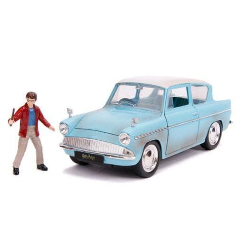 Harry Potter - 1959 Ford Anglia 1:24 Hollywood Ride Diecast Vehicle - Metal Figures & Vehicles