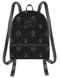 Harry Potter - Black Debossed Mini Backpack - Bags & Accessories