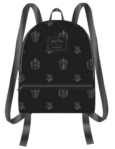 Harry Potter - Black Debossed Mini Backpack - Bags & Accessories