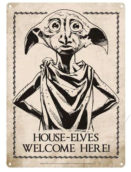 Harry Potter - Dobby Small Tin Sign - Homewares