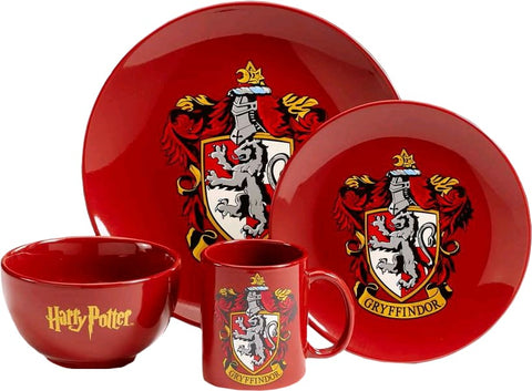 Harry Potter - Gryffindor 4pc Dinner Set - Homewares