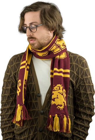 Harry Potter - Gryffindor Reversible Knit Scarf - Clothing & Cosplay