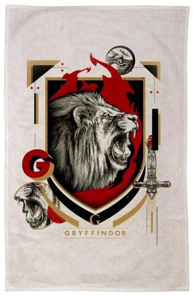 Harry Potter - Gryffindor Tea Towel - Homewares