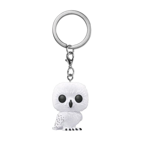 Harry Potter - Hedwig Flocked Pocket Pop! Keychain - Keychain