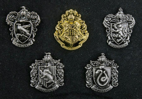Harry Potter - House Crest Lapel Pin Set - Badges & Pins