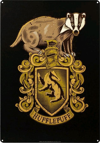Harry Potter - Hufflepuff A3 Tin Sign - Homewares