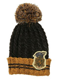 Harry Potter - Hufflepuff Heathered Pom Beanie - Clothing & Cosplay