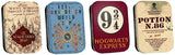 Harry Potter - Maps Set Of 4 Tins - Homewares