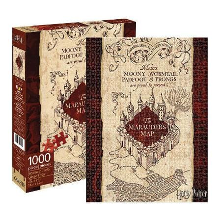Harry Potter - Marauders Map 1000pc Puzzle - Puzzle