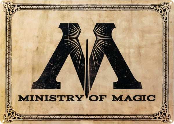 Harry Potter - Ministry of Magic A3 Tin Sign - Homewares