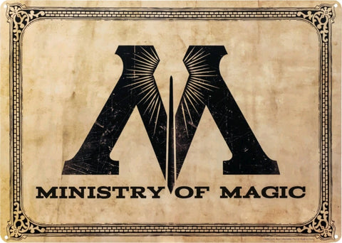 Harry Potter - Ministry of Magic A3 Tin Sign - Homewares