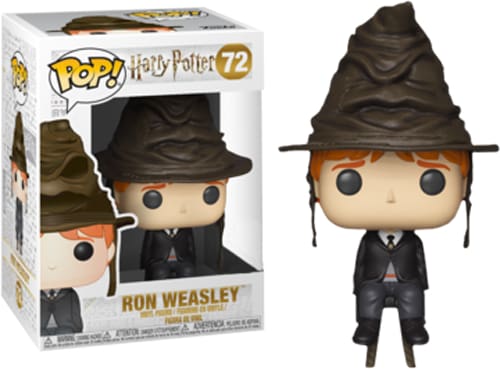 Harry Potter - Ron W/sorting Hat Pop! Rs - Pop! Vinyl