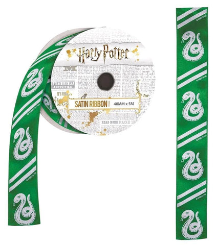 Harry Potter - Slytherin Satin Ribbon (5 metres) - Stationery