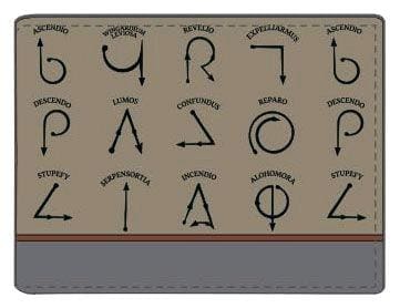 Harry Potter - Spell Symbols Wallet - Bags & Accessories